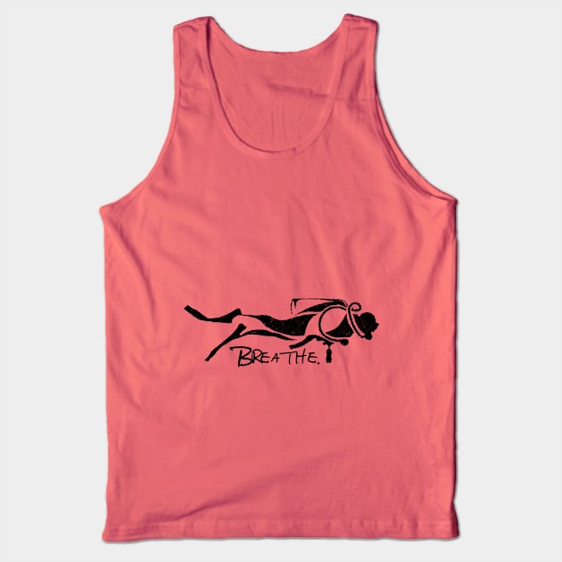 Swimming diver Tank Top by Lonely_Busker89